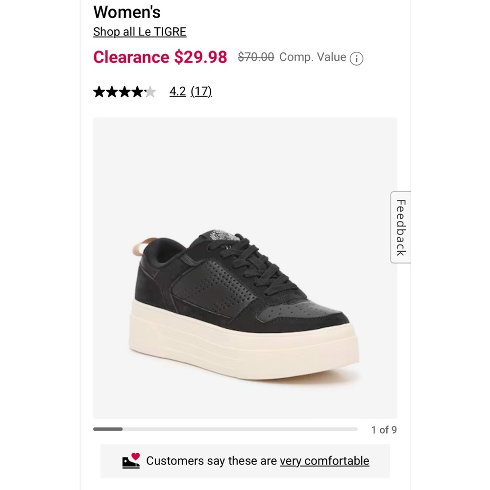 Le TIGRE Women's Black Platform Sneakers

Only worn a few times